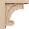 Ekena Millwork 4"W x 16"D x 16"H Thin Alma Rough Cedar Woodgrain TimberThane Corbel, Primed Tan CORUR04X16X16ALMRCPR - alternate 4